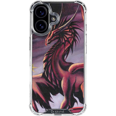 Ruth Thompson Red Dragon by Ruth Thompson iPhone 16 Plus Clear Case