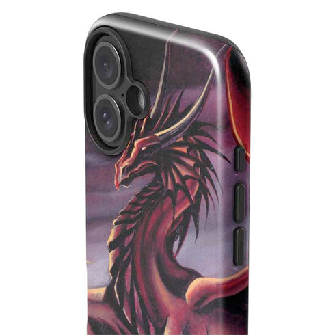 Ruth Thompson Red Dragon by Ruth Thompson iPhone 16 Plus Impact Case