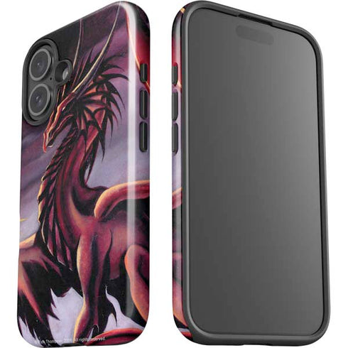 Ruth Thompson Red Dragon by Ruth Thompson iPhone 16 Plus Impact Case