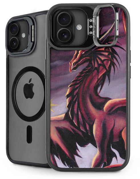 Ruth Thompson Red Dragon by Ruth Thompson iPhone 16 Plus Kickstand Case