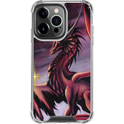 Ruth Thompson Red Dragon by Ruth Thompson iPhone 16 Pro Clear Case