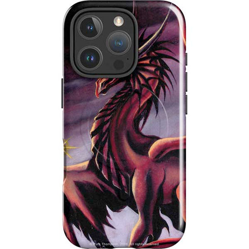Ruth Thompson Red Dragon by Ruth Thompson iPhone 16 Pro Magsafe Impact Case