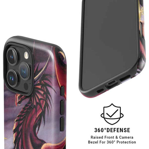Ruth Thompson Red Dragon by Ruth Thompson iPhone 16 Pro Magsafe Impact Case