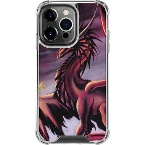 Ruth Thompson Red Dragon by Ruth Thompson iPhone 16 Pro Max Clear Case