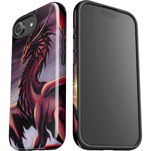 Ruth Thompson Red Dragon by Ruth Thompson iPhone 16e Impact Case