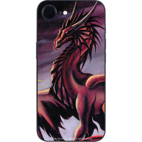 Ruth Thompson Red Dragon by Ruth Thompson iPhone 16e Skin