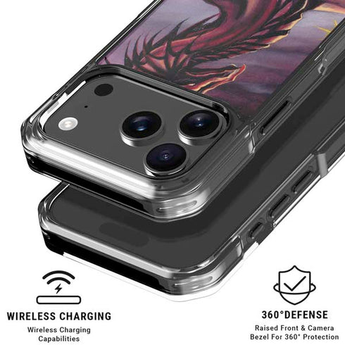 Ruth Thompson Red Dragon by Ruth Thompson iPhone 18 Pro Clear Case