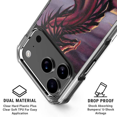 Ruth Thompson Red Dragon by Ruth Thompson iPhone 18 Pro Clear Case
