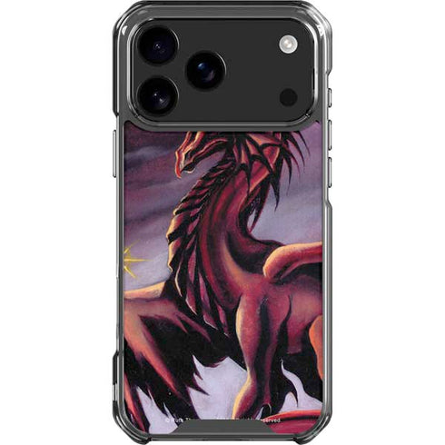 Ruth Thompson Red Dragon by Ruth Thompson iPhone 18 Pro Max Clear Case