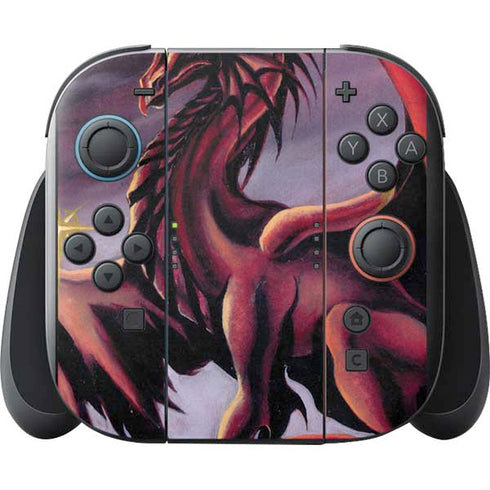 Ruth Thompson Red Dragon by Ruth Thompson Nintendo Switch 2 (2025) with Joy-Con Skin