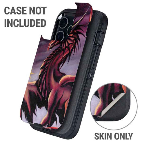 Ruth Thompson Red Dragon by Ruth Thompson Otterbox Defender iPhone Skin