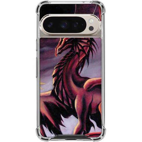 Ruth Thompson Red Dragon by Ruth Thompson Pixel 9/9 Pro Clear Case