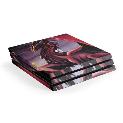 Ruth Thompson Red Dragon by Ruth Thompson PS4 Pro Console Skin