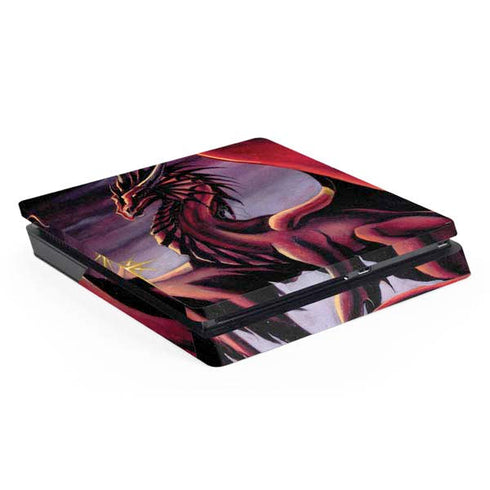 Ruth Thompson Red Dragon by Ruth Thompson PS4 Slim Skin