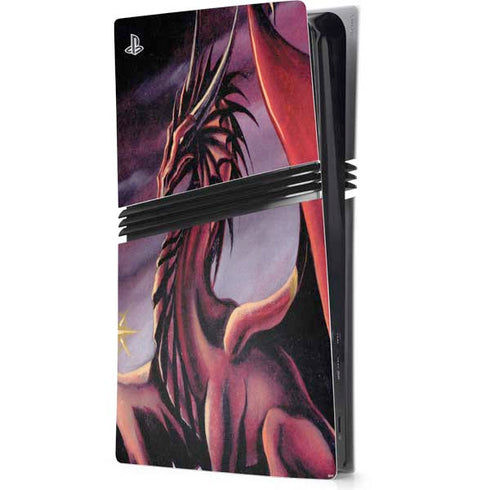 Ruth Thompson Red Dragon by Ruth Thompson PS5 Pro Console Skin
