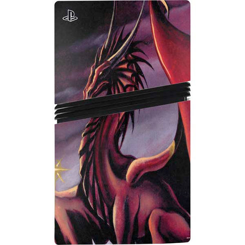 Ruth Thompson Red Dragon by Ruth Thompson PS5 Pro Console Skin