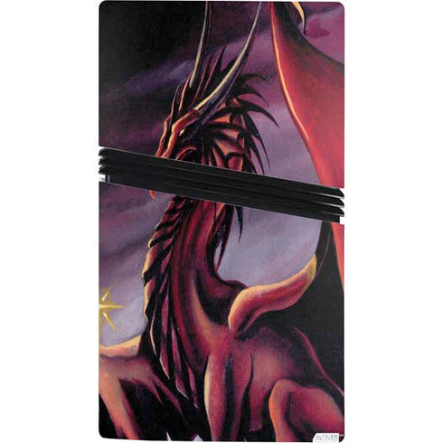 Ruth Thompson Red Dragon by Ruth Thompson PS5 Pro Console Skin