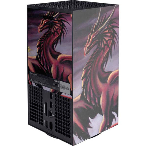 Ruth Thompson Red Dragon by Ruth Thompson XBox Series X Digital Edition Console Skin