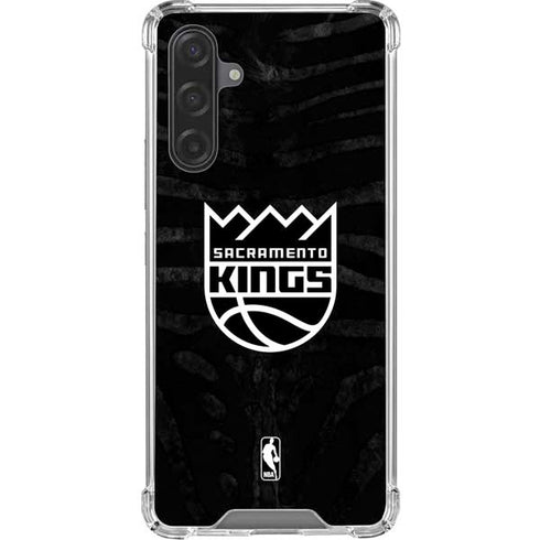 NBA Sacramento Kings Animal Print Galaxy A17 Clear Case