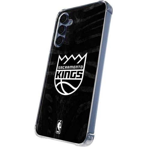 NBA Sacramento Kings Animal Print Galaxy A55 5G Clear Case