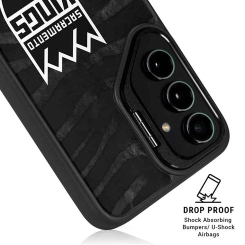 NBA Sacramento Kings Animal Print Galaxy S24 FE Kickstand Case