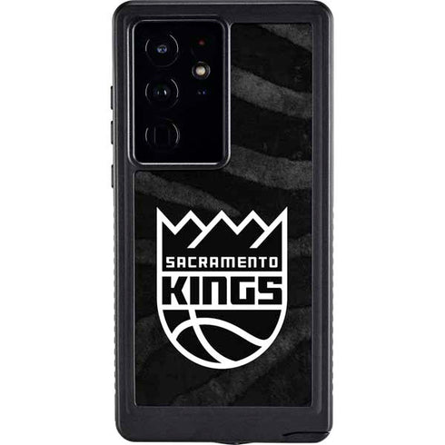 NBA Sacramento Kings Animal Print Galaxy S24 Ultra Waterproof Case