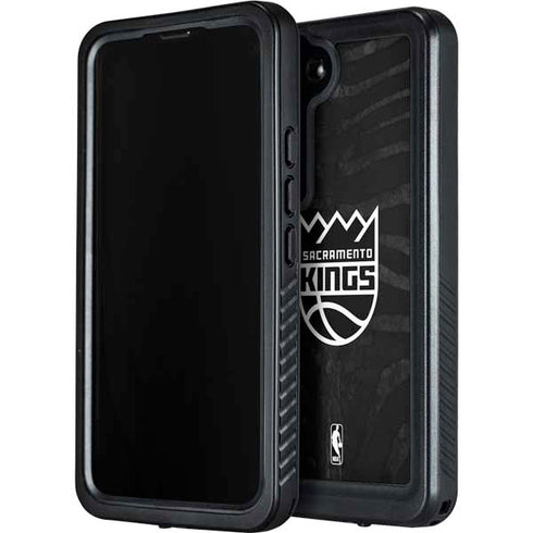 NBA Sacramento Kings Animal Print Galaxy S24 Waterproof Case