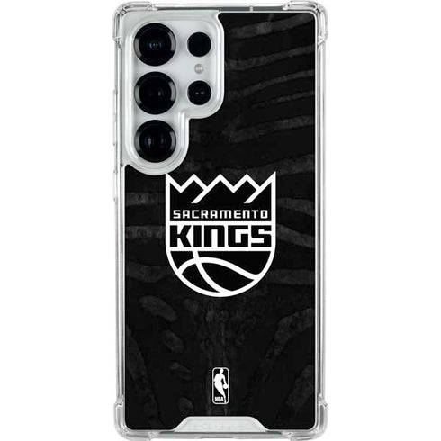 NBA Sacramento Kings Animal Print Galaxy S25 Ultra Clear Case