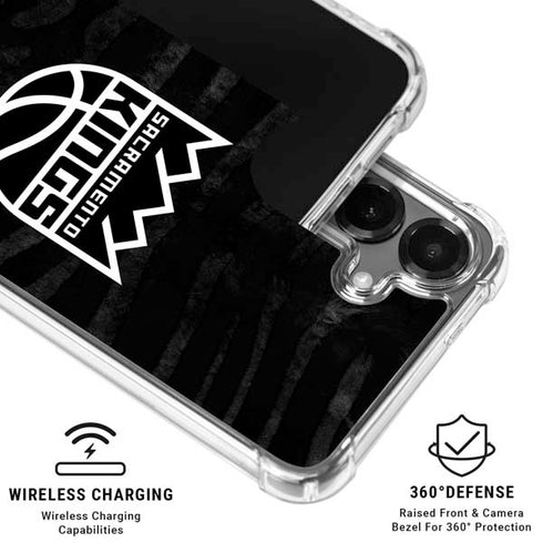 NBA Sacramento Kings Animal Print Galaxy S26 Plus Clear Case