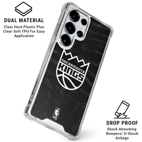 NBA Sacramento Kings Animal Print Galaxy S26 Ultra Clear Case
