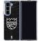 NBA Sacramento Kings Animal Print Galaxy Z Fold5 5G Clear Case