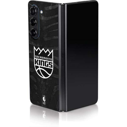 NBA Sacramento Kings Animal Print Galaxy Z Fold5 5G Skin