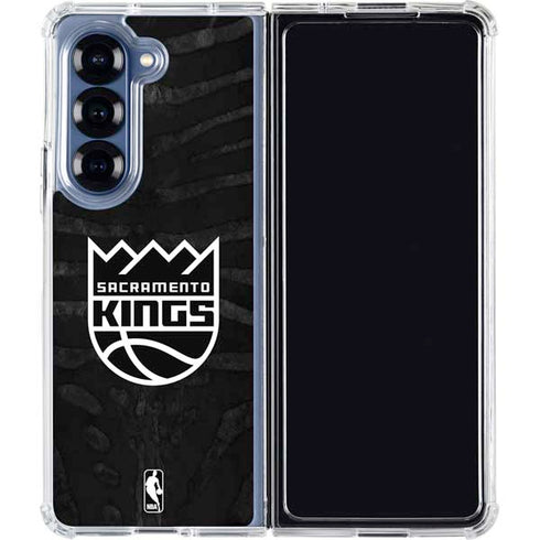 NBA Sacramento Kings Animal Print Galaxy Z Fold6 Clear Case