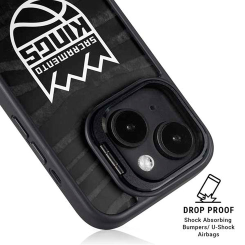 NBA Sacramento Kings Animal Print iPhone 14 Plus Kickstand Case