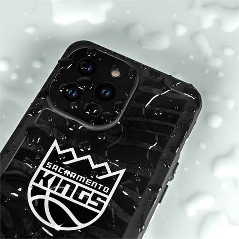 NBA Sacramento Kings Animal Print iPhone 15 Pro Waterproof Case