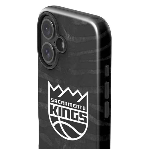 NBA Sacramento Kings Animal Print iPhone 16 Impact Case