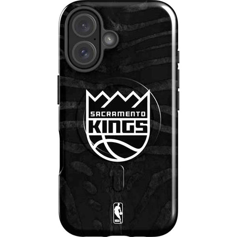 NBA Sacramento Kings Animal Print iPhone 16 Magsafe Impact Case