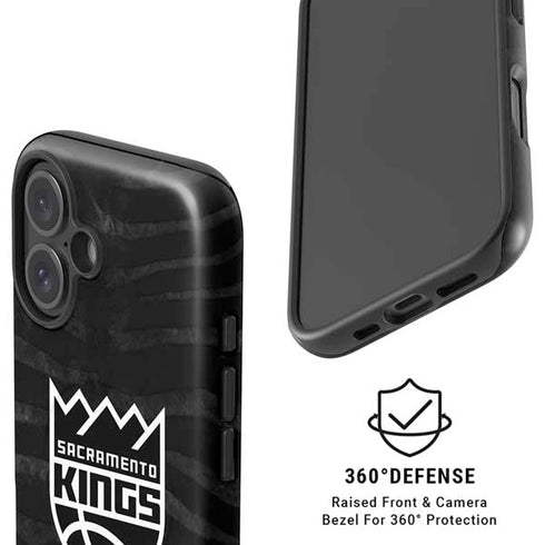 NBA Sacramento Kings Animal Print iPhone 16 Magsafe Impact Case