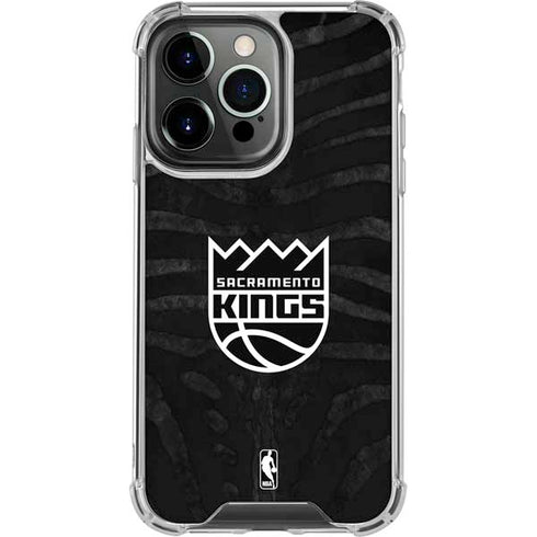 NBA Sacramento Kings Animal Print iPhone 16 Pro Clear Case