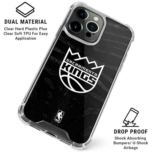 NBA Sacramento Kings Animal Print iPhone 16 Pro Clear Case