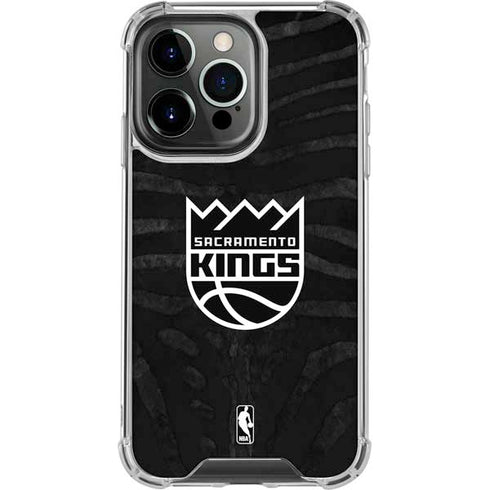 NBA Sacramento Kings Animal Print iPhone 16 Pro Max Clear Case