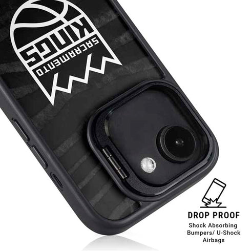 NBA Sacramento Kings Animal Print iPhone 16e Kickstand Case