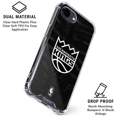 NBA Sacramento Kings Animal Print iPhone 16e Clear Case