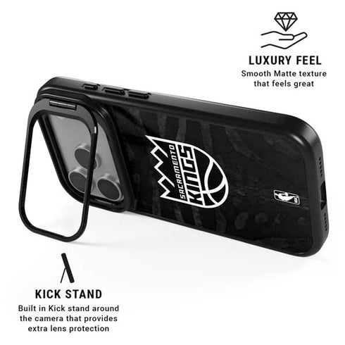 NBA Sacramento Kings Animal Print iPhone 17 Pro Kickstand Case