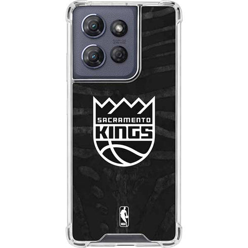NBA Sacramento Kings Animal Print Moto G 5G (2025) Clear Case