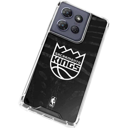 NBA Sacramento Kings Animal Print Moto G 5G (2025) Clear Case