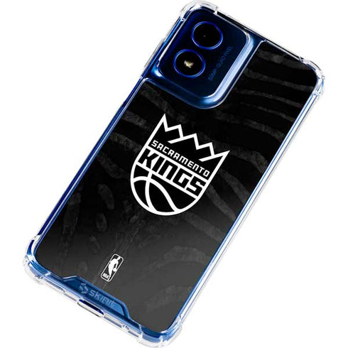 NBA Sacramento Kings Animal Print Moto G 5G (2024) Clear Case