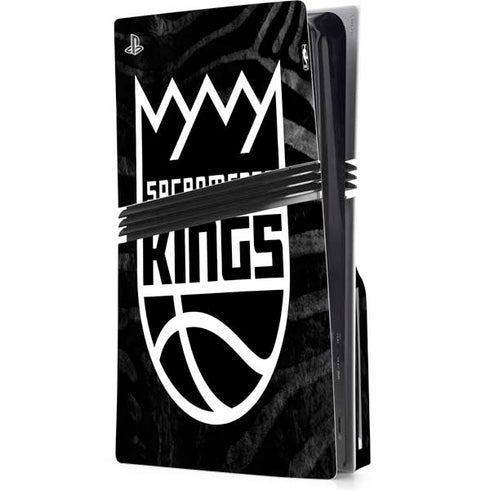 NBA Sacramento Kings Animal Print PS5 Pro Disk Console Skin