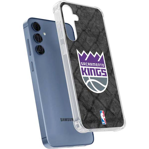 NBA Sacramento Kings Blast Rust Galaxy A55 5G Clear Case