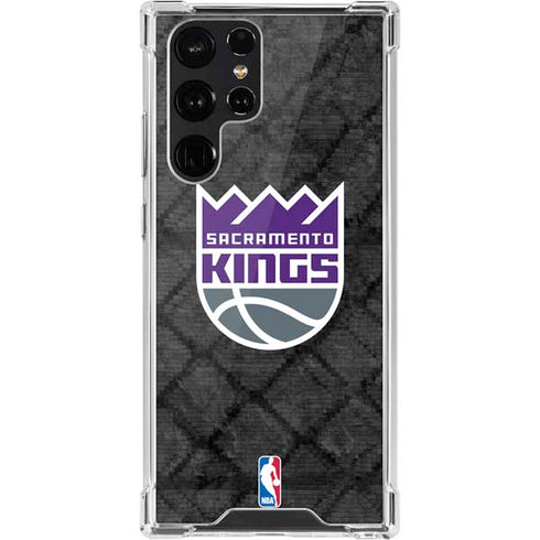 NBA Sacramento Kings Blast Rust Galaxy S22 Ultra Clear Case
